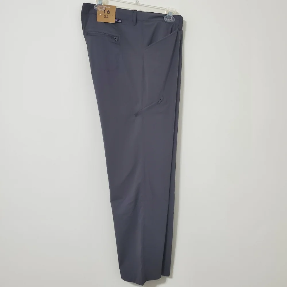 Patagonia Womens Quandary Pants Forge Gray Size 16 NEW - Picture 2 of 10